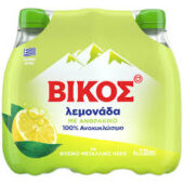 ΒΙΚΟΣ Αναψυκτικό Λεμονάδα με Ανθρακικό 6x330ml(1,28€/λίτρο)