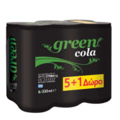 Green cola 330ml 5+1 Δώρο